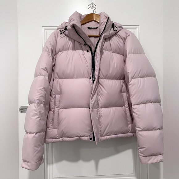 Aritzia TNA The Super Puff Shorty Women Premium Goose Down Winter Jacket Pink(M) - Picture 2 of 10